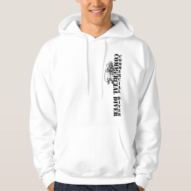 Kommerzieller TaucherHoodie Hoodie (Vorderseite)