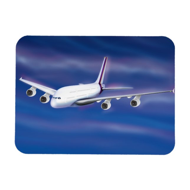 Kommerzielles Doppeldeckerflugzeug Magnet (Horizontal)