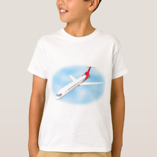 Kommerzielles Jet-Flugzeug: 3D-Modell: T-Shirt
