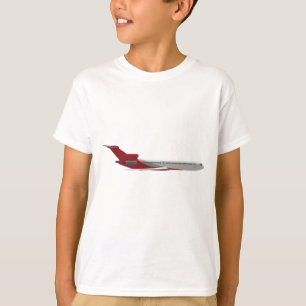 Kommerzielles Jet-Flugzeug: 3D-Modell: T-Shirt