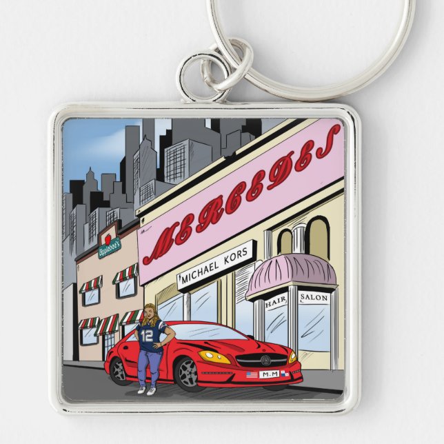 Kommissions-Comic-Entwurf Schlüsselanhänger (Vorne)