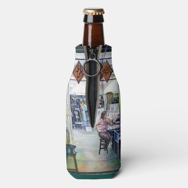 Kommt dieser Drache mit Trainingsrädern? Flaschenkühler (Flasche Rückseite)