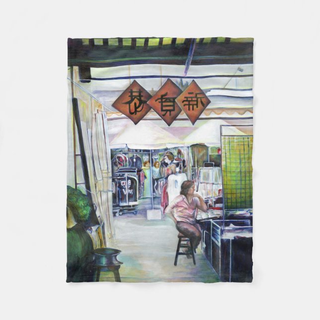 Kommt dieser Drache mit Trainingsrädern? Fleecedecke (Vorderseite)