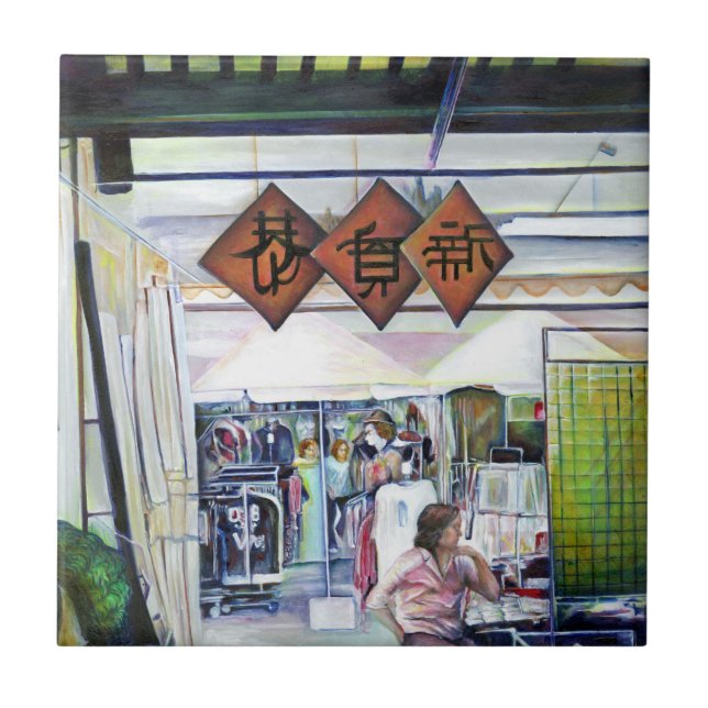 Kommt dieser Drache mit Trainingsrädern? Fliese (Vorderseite)