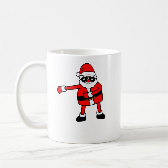 Kommt hier Sankt-Glasschlacken-Ren-Weihnachtsbaum Kaffeetasse (Links)