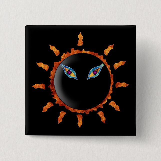 Kommt hier The Sun Button (Vorderseite)