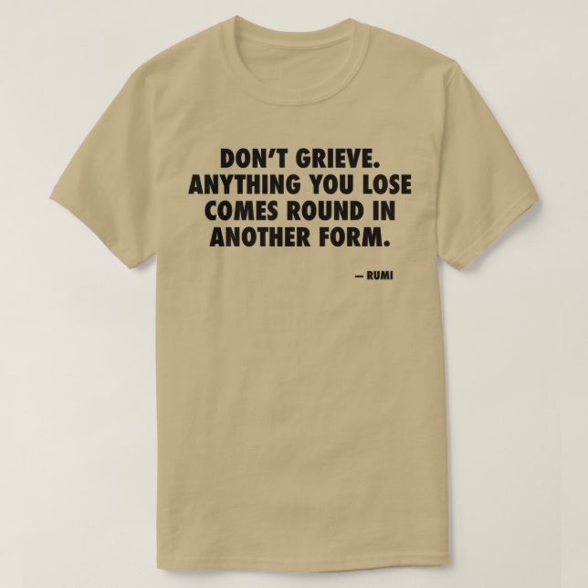 Kommt in einer anderen Form um T-Shirt (Design vorne)