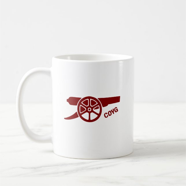 Kommt schon, ihr Gunners COYG Kaffeetasse (Links)