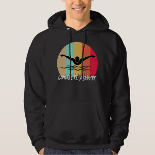Kommt wie ein Hai - Schneller Schwimmer Hoodie