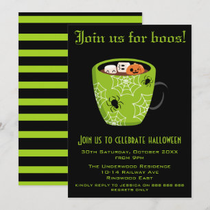 KOMMT ZU UNSERER BOOS HALLOWEEN-PARTY EINLADUNG