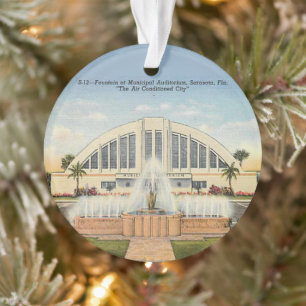 Kommunales Auditorium Sarasota, FL Ornament