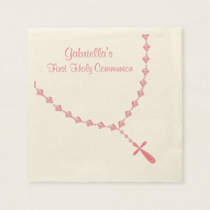 Kommune Rosary Beads Personalisiert Napkin Serviette