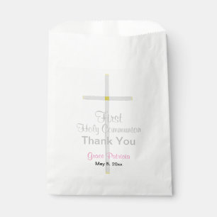 Kommune Tochter Rosa Weiß Danke für die Flaggen Geschenktütchen