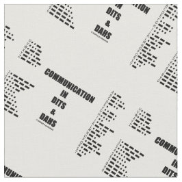 Kommunikation in Dits und im Dahs Stoff