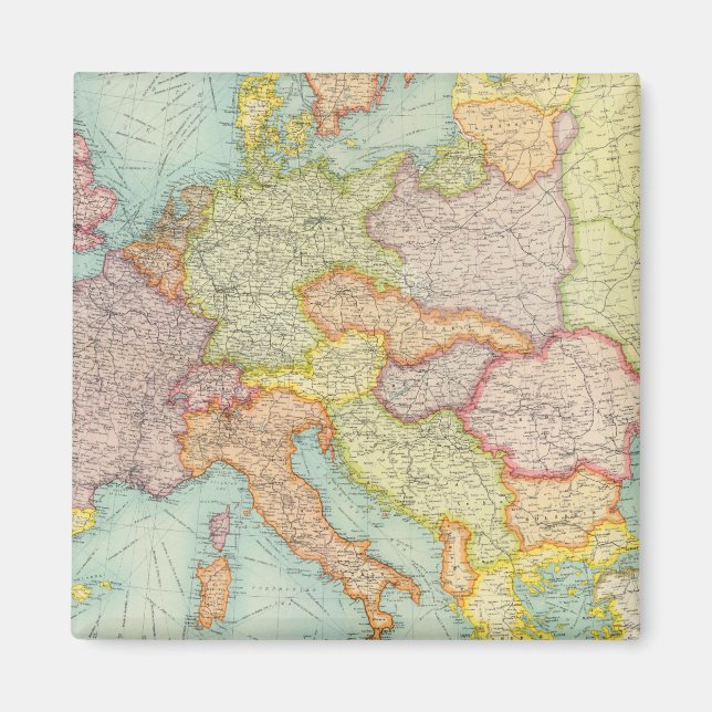 Kommunikation in Europa Magnet (Vorne)