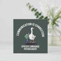 Kommunikation ist verbindende Sprache Gans