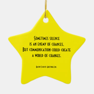 Kommunikation Keramik Ornament