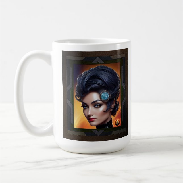 Kommunikationsingenieur Evoratae Dinecatcious Kaffeetasse (Links)
