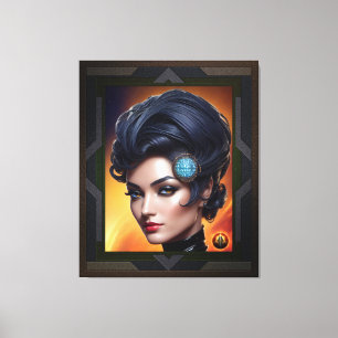 Kommunikationsingenieur Evoratae Dinecatcious Leinwanddruck