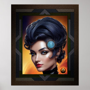 Kommunikationsingenieur Evoratae Dinecatcious Poster