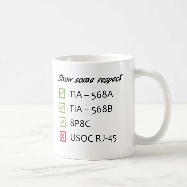 Kommunikationskabel Farbtasse Kaffeetasse (Rechts)