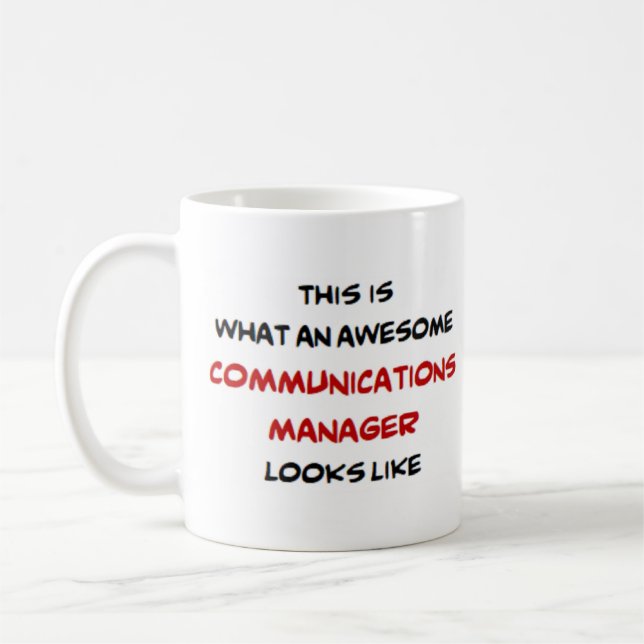 Kommunikationsleiter, phantastisch kaffeetasse (Links)