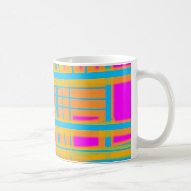 "Kommunikationslinien" Abstrakt - V2 Tasse (Rechts)