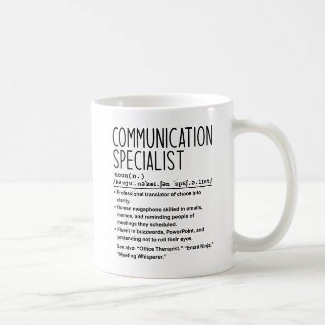 Kommunikationsspezialist Kaffeetasse (Rechts)