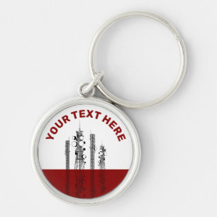 Kommunikationstürme Schlüsselanhänger