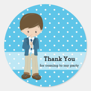 Kommunion Runder Aufkleber