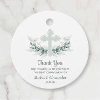 Kommunion über die Blaue Kreuzung Geschenkanhänger