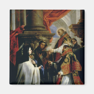 Kommunion von St Teresa von Avila c.1670 Magnet