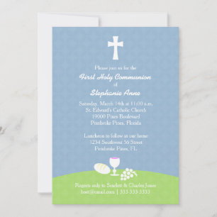 Kommunionbrot Einladung