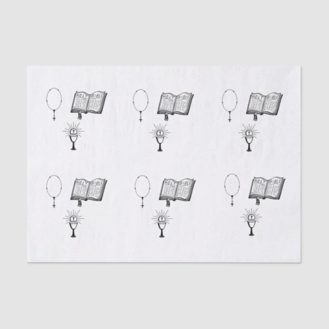 Kommunionenpapier Seidenpapier (Vorderseite)