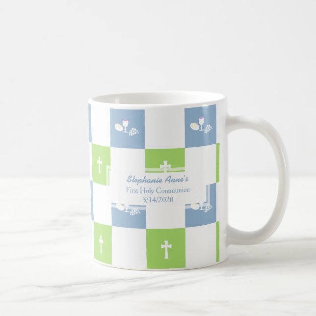Kommunions-Brot des Lebens Kaffeetasse (Rechts)
