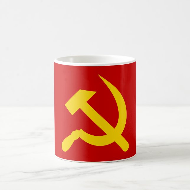 Kommunismus-Hammer und Sichel Kaffeetasse (Mittel)