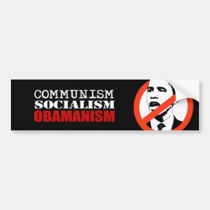 KOMMUNISMUS, SOZIALISMUS, OBAMANISM AUTOAUFKLEBER