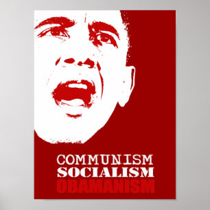 KOMMUNISMUS, SOZIALISMUS, OBAMANISMUS POSTER
