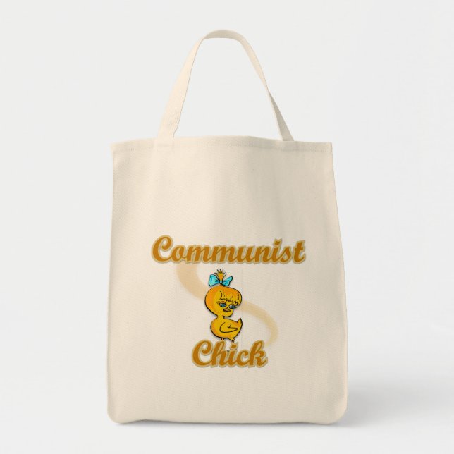Kommunist Chick Tragetasche (Vorne)