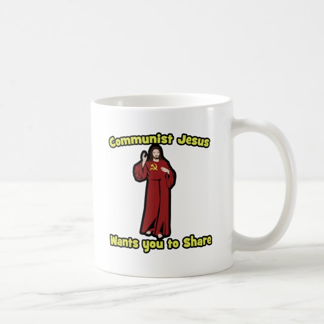 Kommunist Jesus Tasse (Rechts)