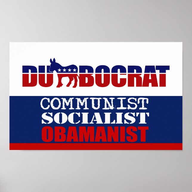 KOMMUNISTIN, SOZIALIST, OBAMANIST POSTER (Vorne)