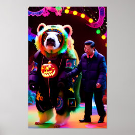 Kommunistische Halloween-Party Zeit - Ken Gage Art Poster