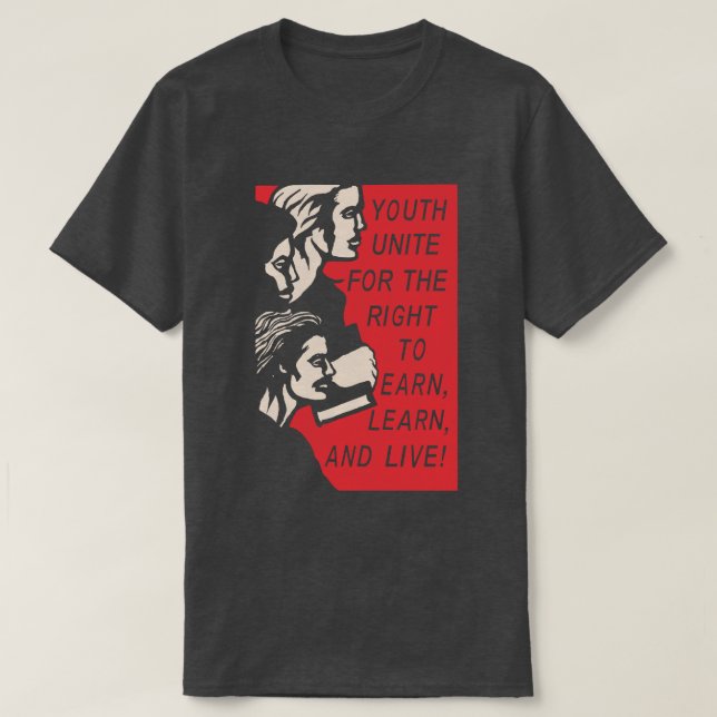 KOMMUNISTISCHE JUGEND T-Shirt (Design vorne)