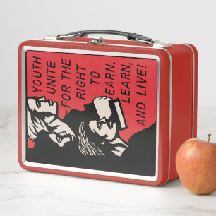 KOMMUNISTISCHE JUGENDmetallMittagsbox Metall Brotdose