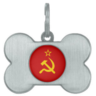 Kommunistische Russland-Flagge UDSSR Tiermarke