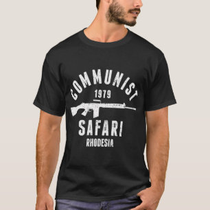 Kommunistische Safari 1979 Rhodesia Light Infantry T-Shirt
