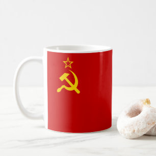Kommunistische Sichel und Hammer der UdSSR-Gewerks Kaffeetasse