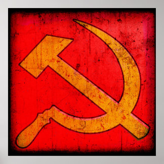 Kommunistische UdSSR Hammer und Sickle Poster