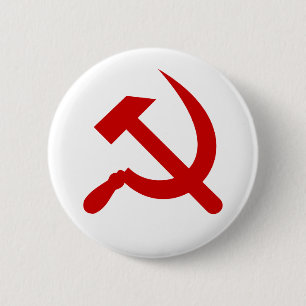 Kommunistische UdSSR Russisches Hammer und Sichels Button