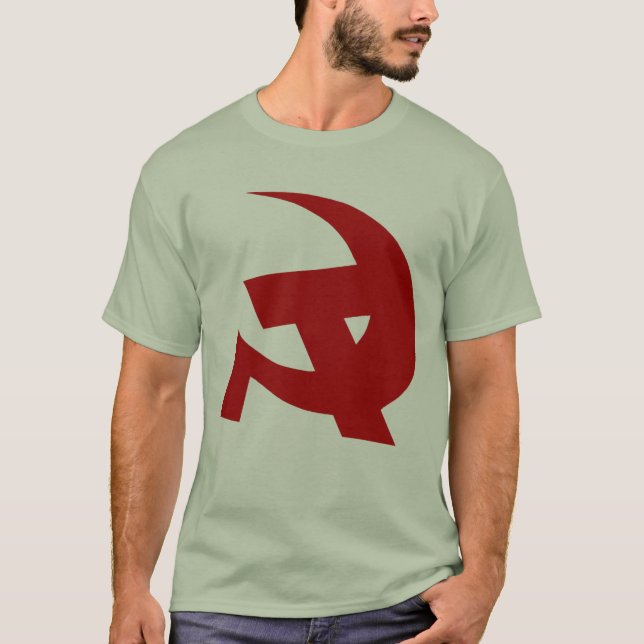 Kommunistischer DKP Art-Hammer u. Sichel T-Shirt (Vorderseite)